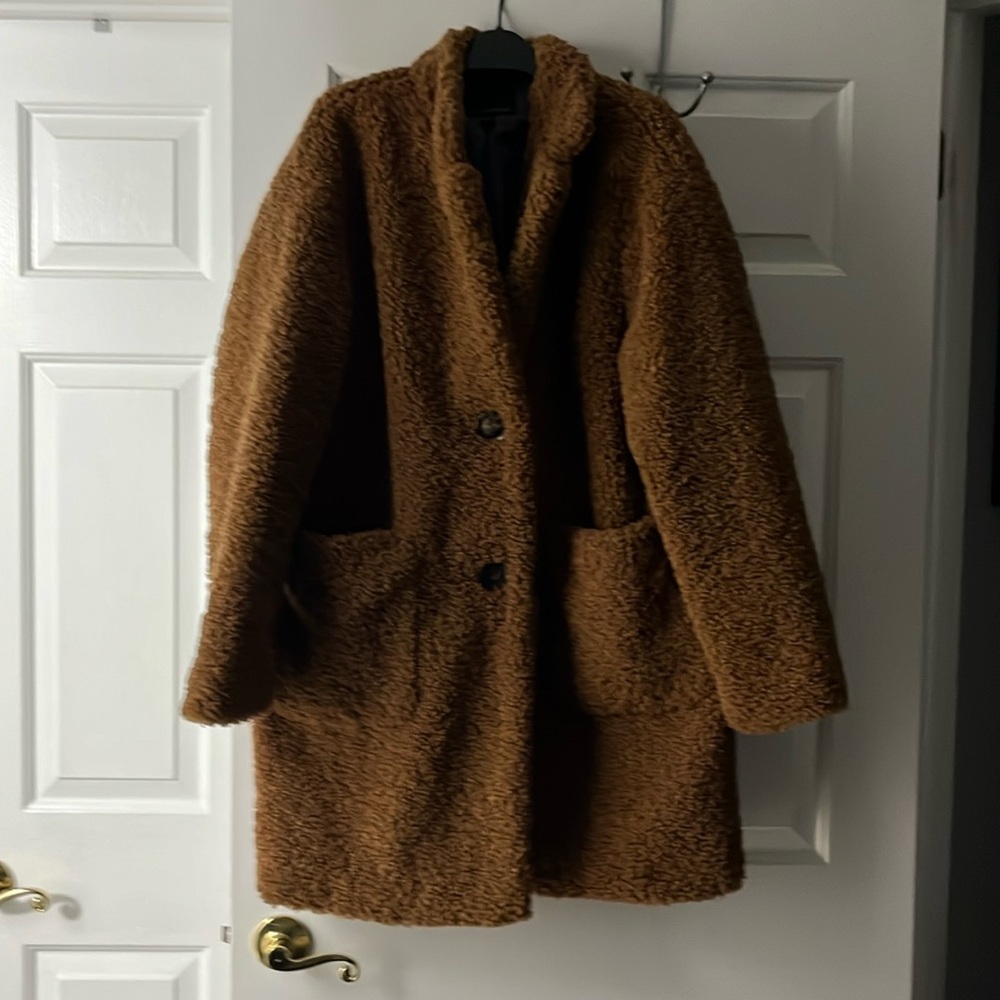 Teddy coat - banana republic size large- very good condition